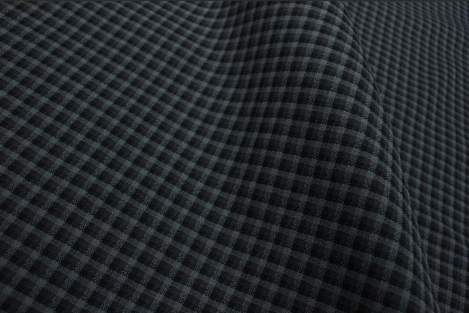 Mercedes W124 Sportline 200E 500E Seat Karo Black Check Car Upholstery Fabric Lining - No Foam - 59" - 150CM - Seat Check , Automobile