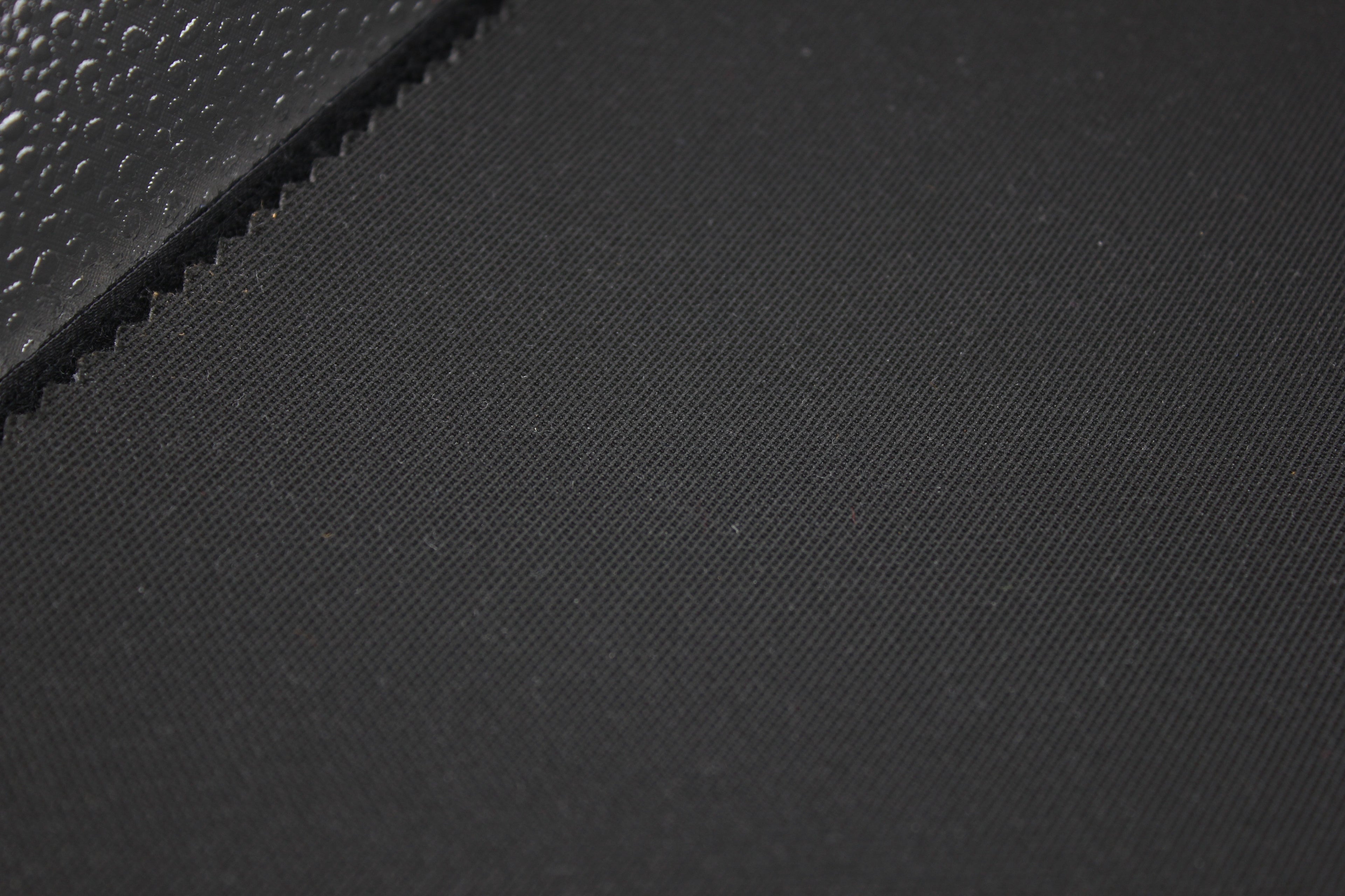 Black Automotive Interiors Fabric â?? High Elasticity and Durability (Width: 67" 170 cm) Foam & Felt Backed