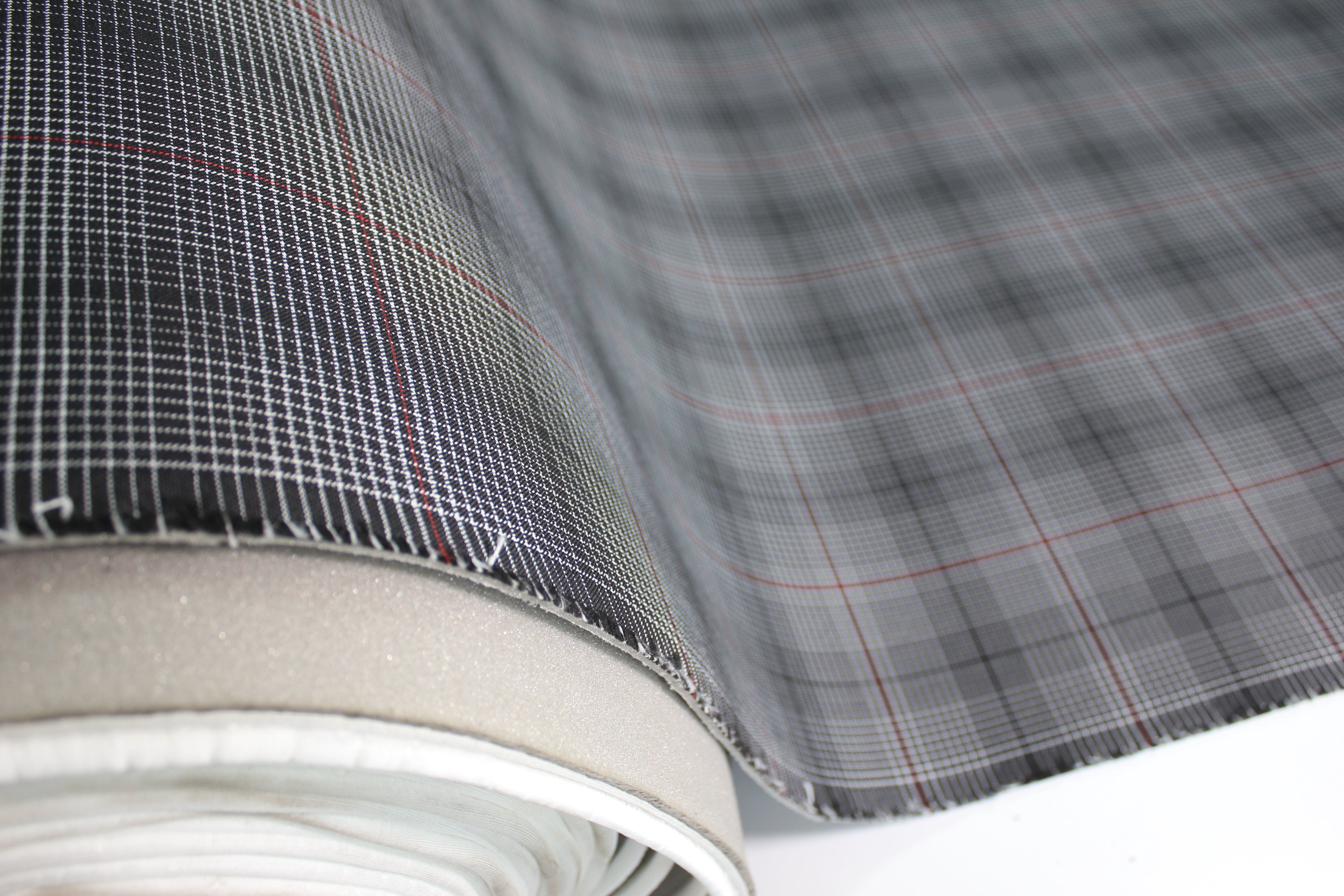 GTI MK8 Plaid Car Upholstery Fabric - VW Golf  - 59" - 150CM - Tartan 2024- Ideal for Seat, Interior, Automobile- - 3.5mm Foam Laminated