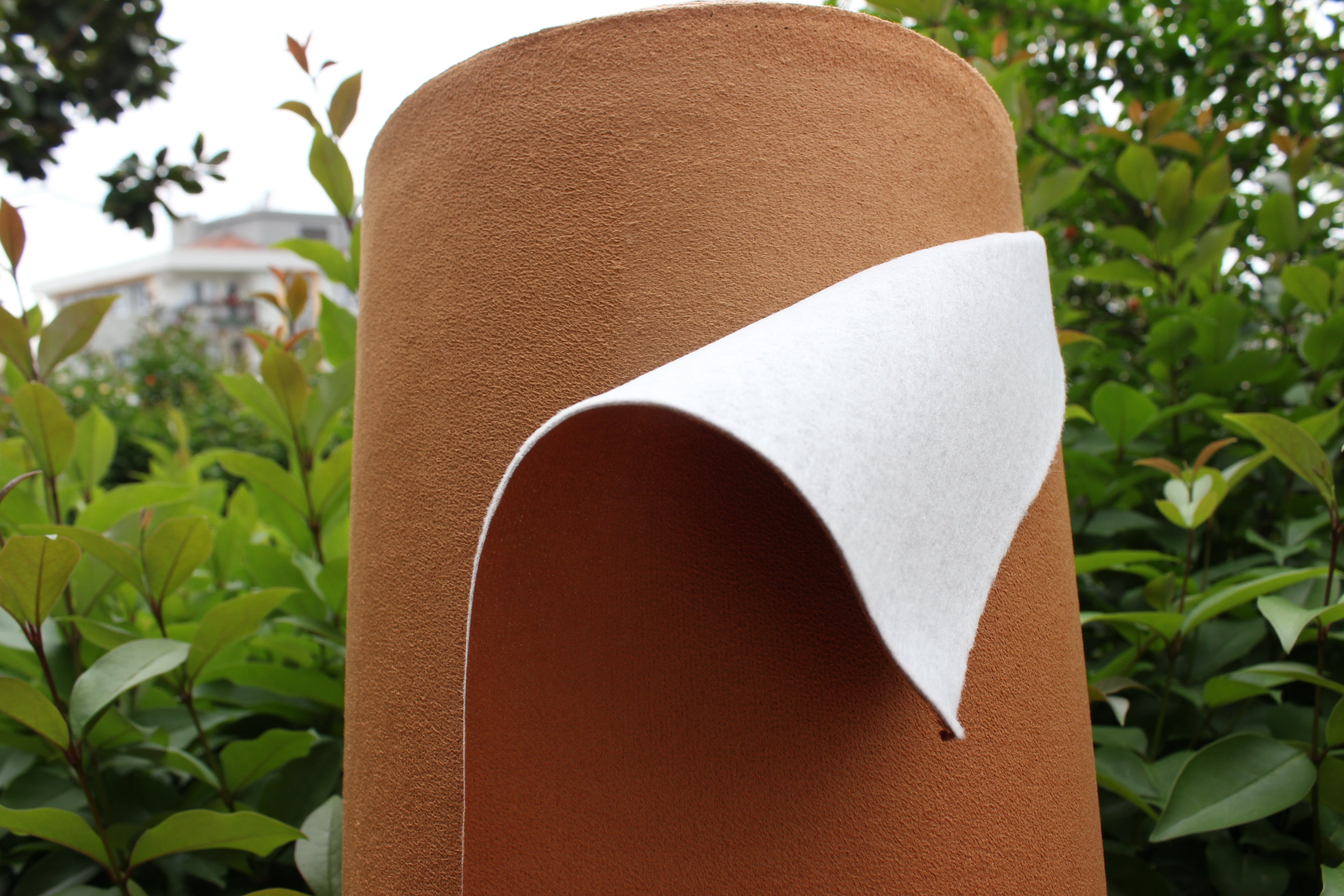 Sand Beige Suede Headliner Fabric with Foam & Felt Backing 150 CM - 59" Wide - Elevate Your Car's Interior | Perfect for Upholstery, Sunroof