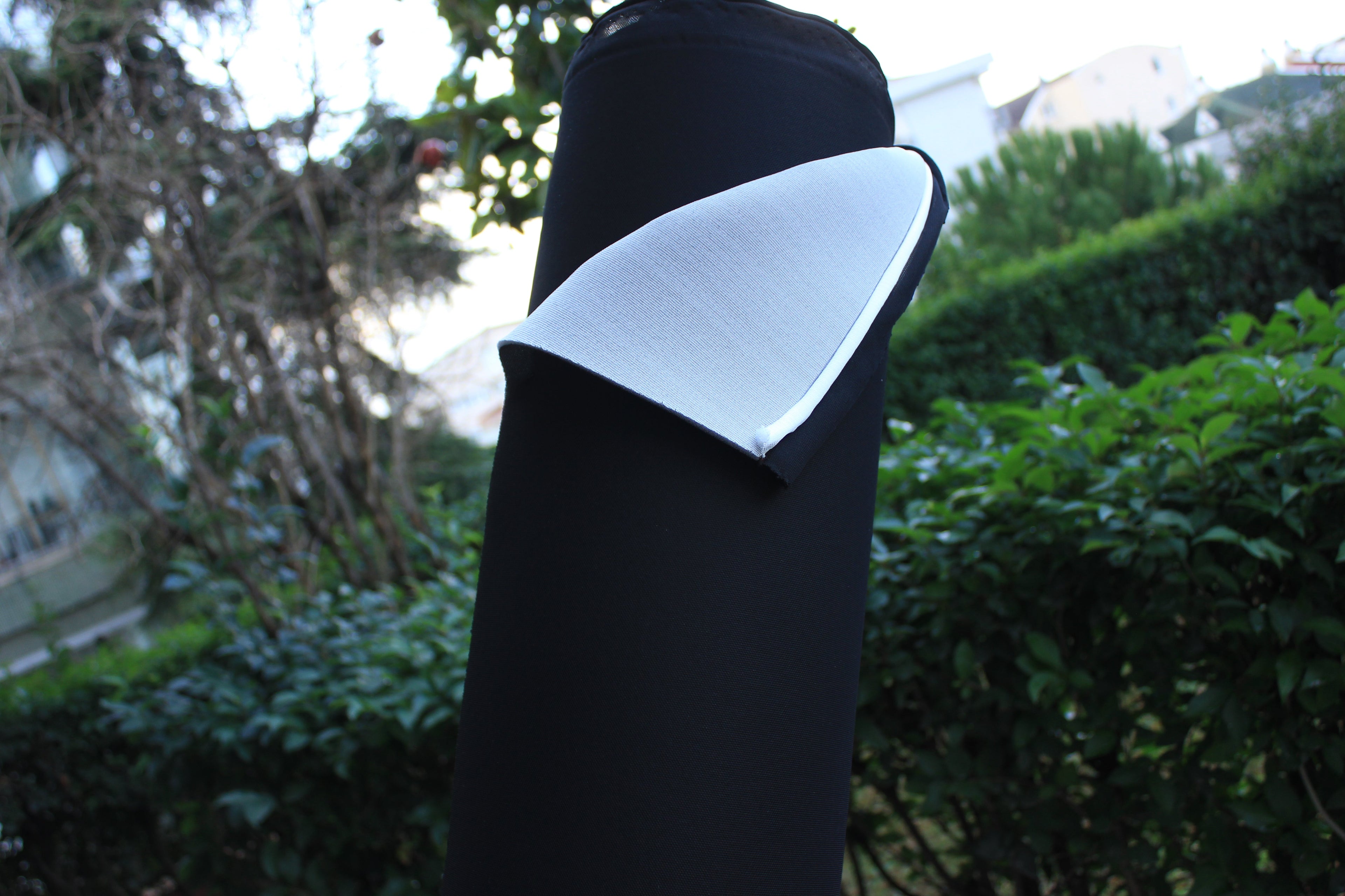 Black Automotive Interiors Fabric â?? High Elasticity and Durability (Width: 67" 170 cm) Foam & Felt Backed