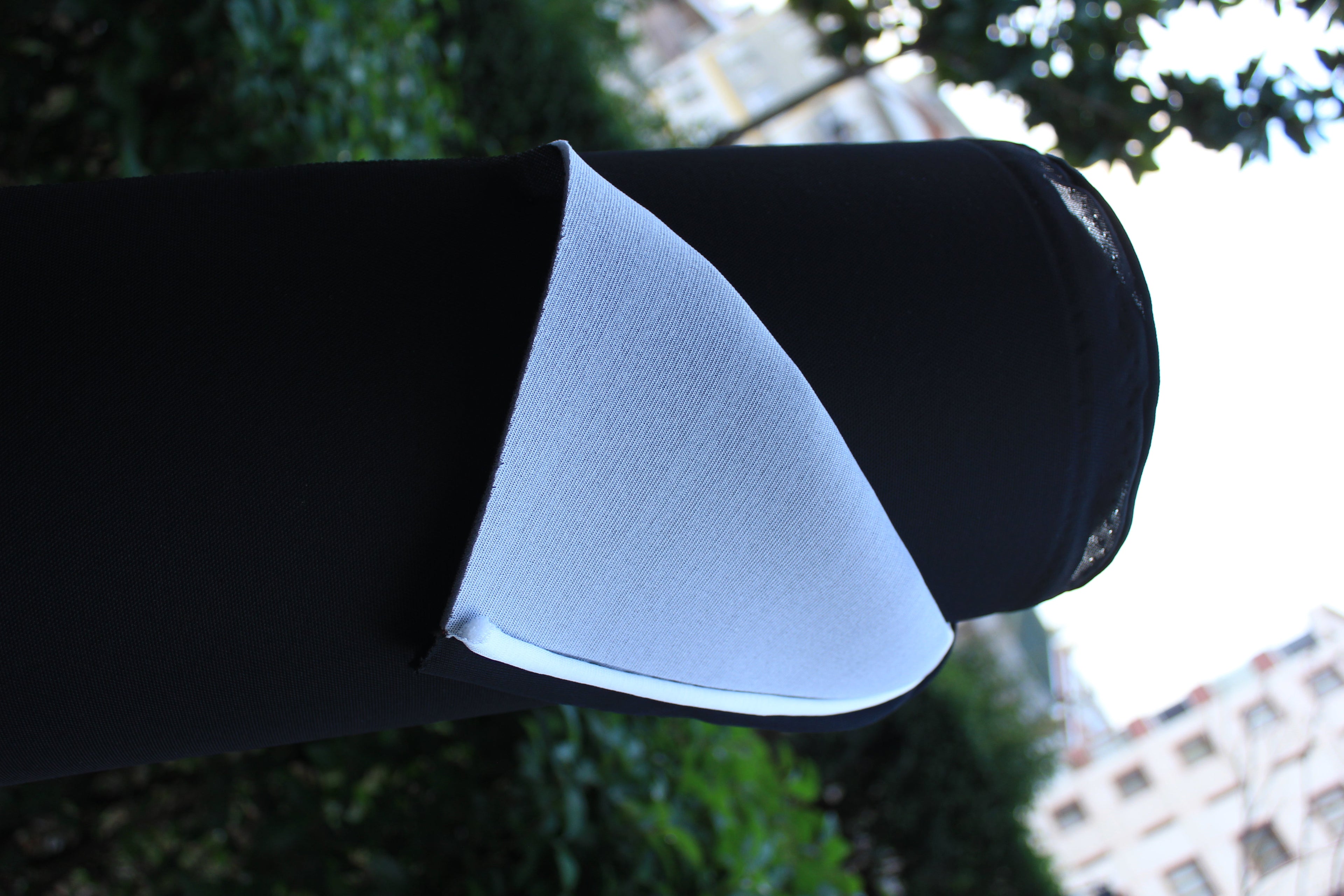 Black Automotive Interiors Fabric â?? High Elasticity and Durability (Width: 67" 170 cm) Foam & Felt Backed