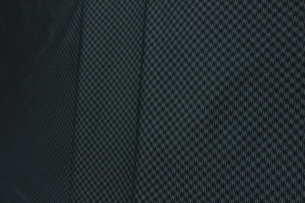 Pepita Houndstooth Car Seat Upholstery Fabric Porsche - Black Gray - BMW Seat, Interior, Automobile, Door Headliner