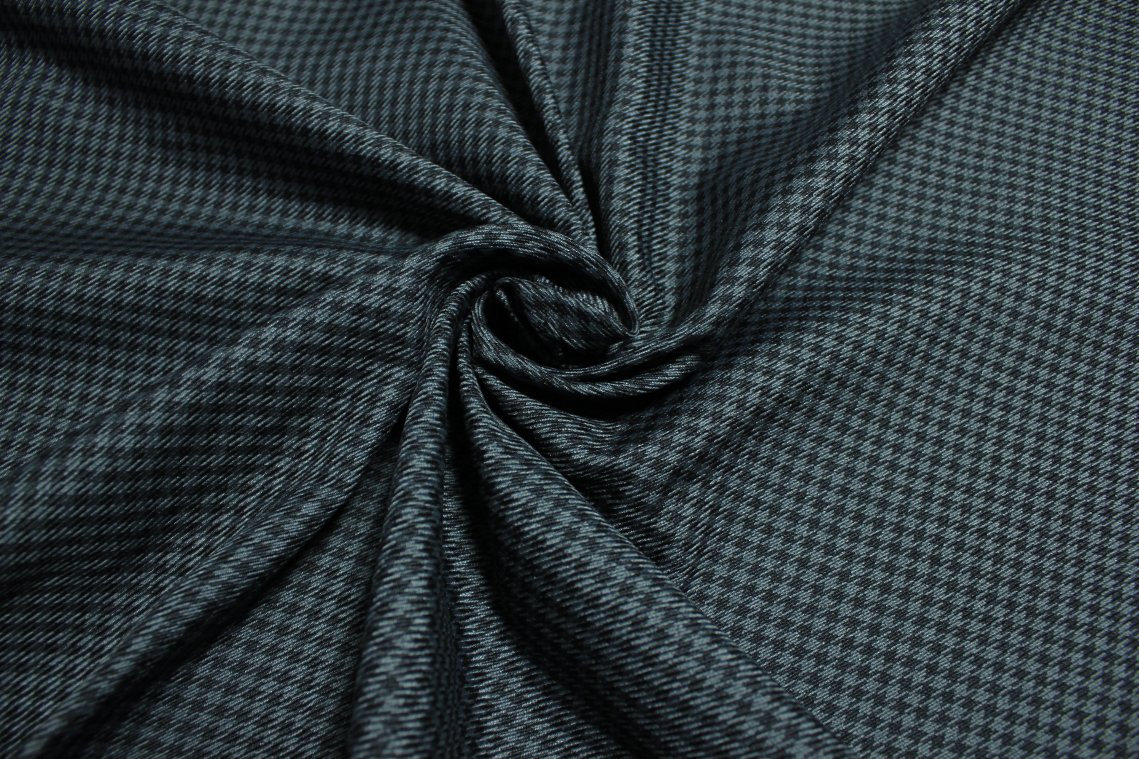 Pepita Houndstooth Car Seat Upholstery Fabric Porsche - Black Gray - BMW Seat, Interior, Automobile, Door Headliner