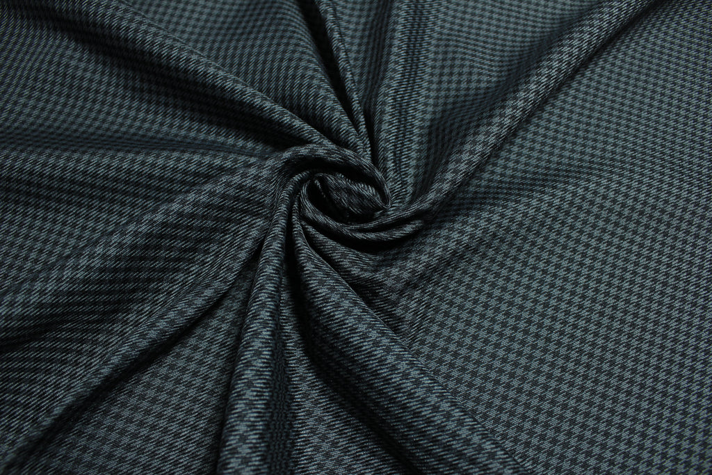Pepita Houndstooth Car Seat Upholstery Fabric Porsche - Black Gray - BMW Seat, Interior, Automobile, Door Headliner
