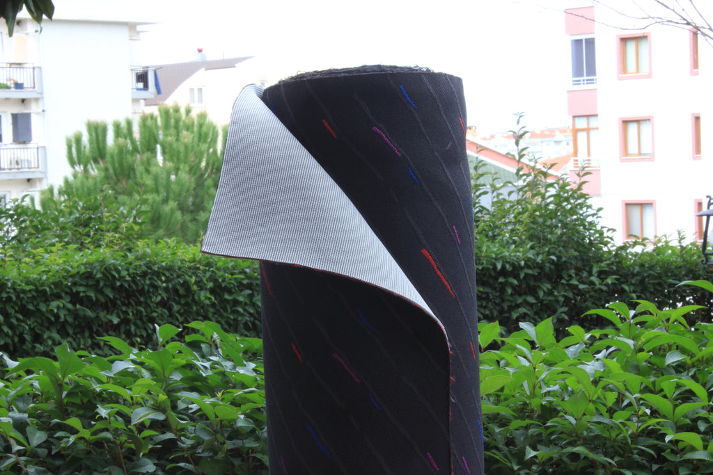 Tecido Premium para Estofo Automóvel BMW M Rain - E30 E36 E34 E28 E21 M5 - Espuma de 4mm - 150cm (59") - Carro, Banco, Interior, Automóvel, Porta, M3 M4