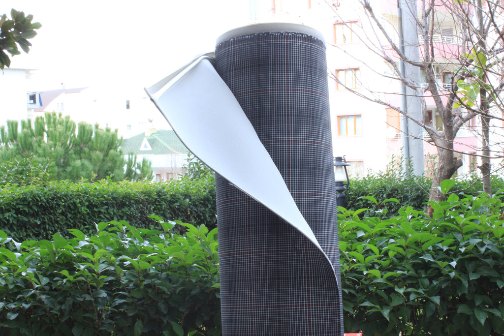 GTI MK8 Plaid Car Upholstery Fabric - VW Golf  - 59" - 150CM - Tartan 2024- Ideal for Seat, Interior, Automobile- - 3.5mm Foam Laminated