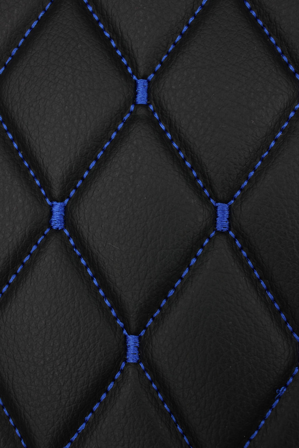 blue-quilted-black-faux-leather-car-upholstery-fabric-diamond-1