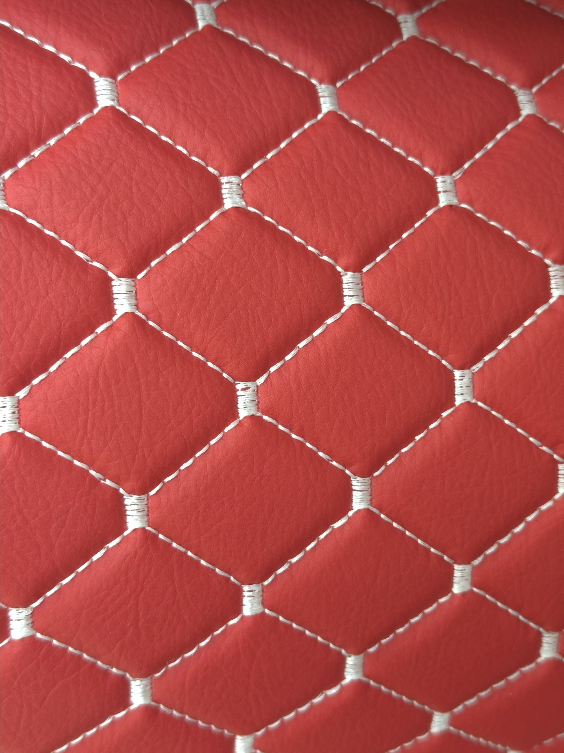 red-quilted-white-faux-leather-upholstery-fabric-diamond