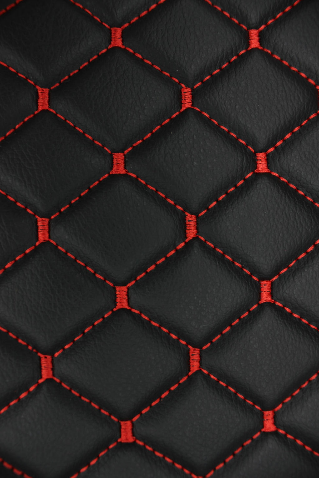 red-quilted-black-faux-leather-car-upholstery-fabric-diamond