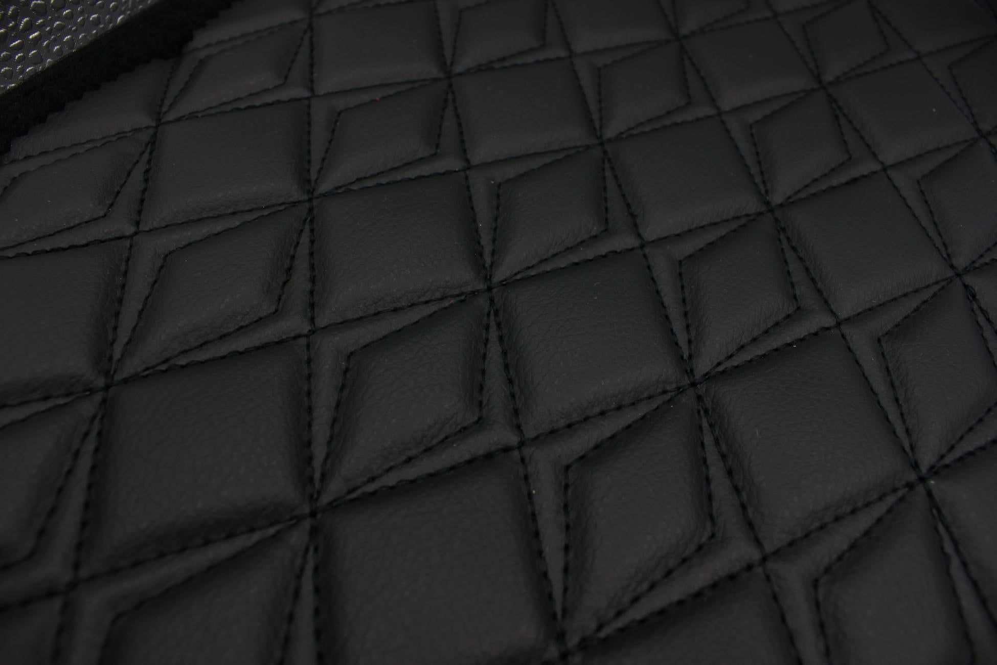 black-quilted-synthetic-leather-car-upholstery-fabric-diamond