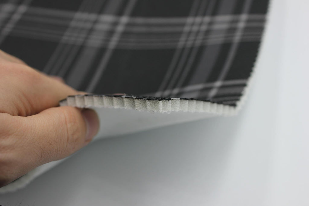 gti-gray-plaid-car-upholstery-fabric---vw-golf-mk7---foam